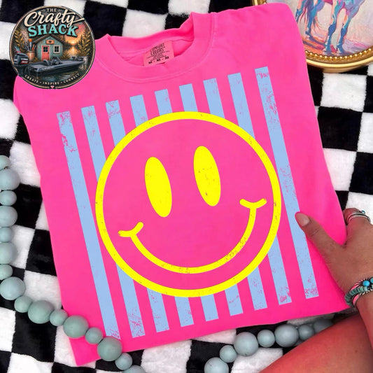 Neon Smiley Face