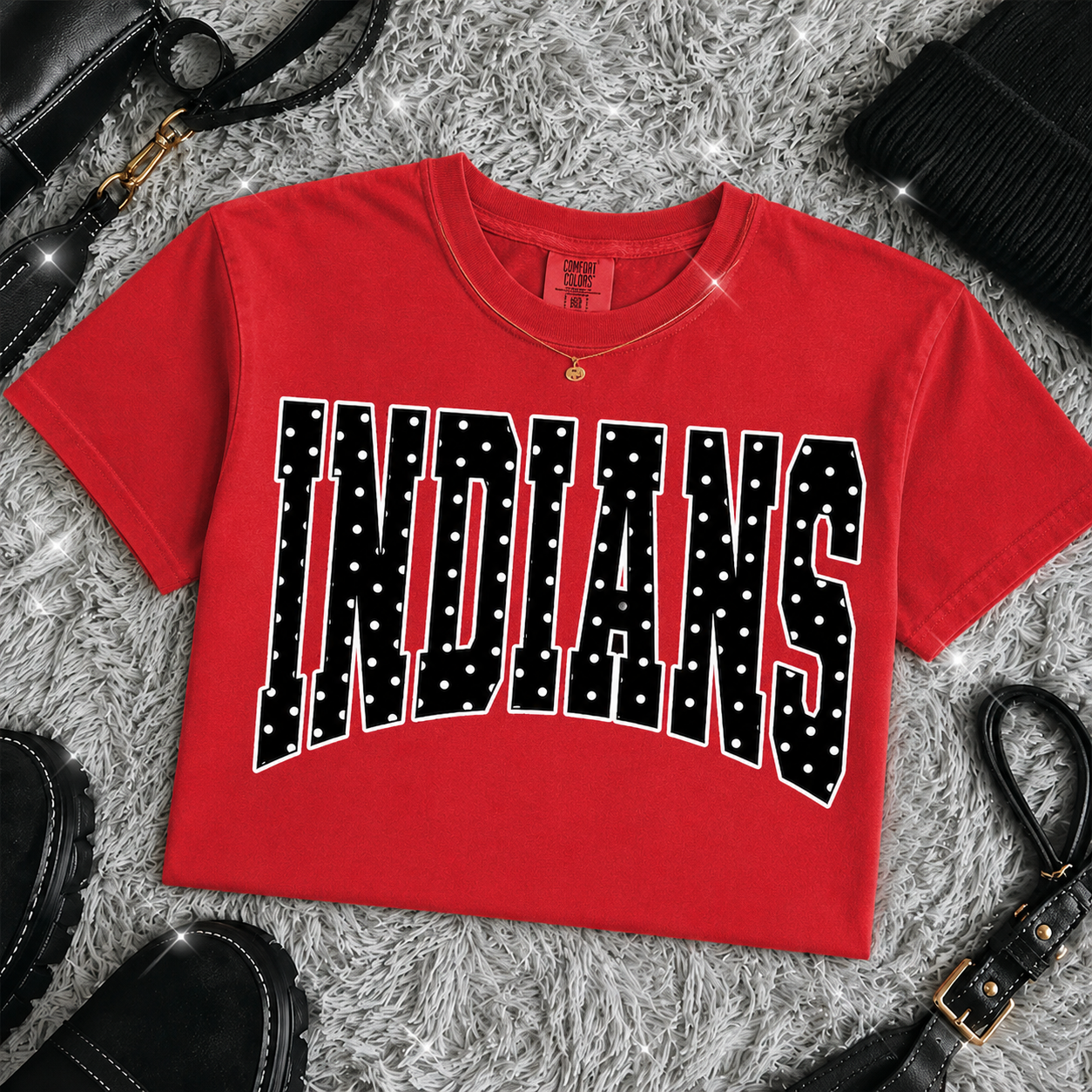 Indians polka dot