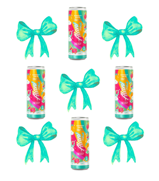Alani teal bow