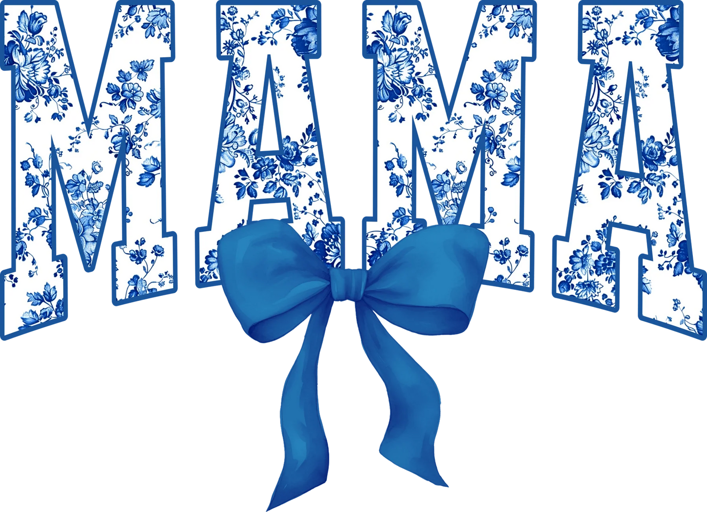 Floral Mama with bow