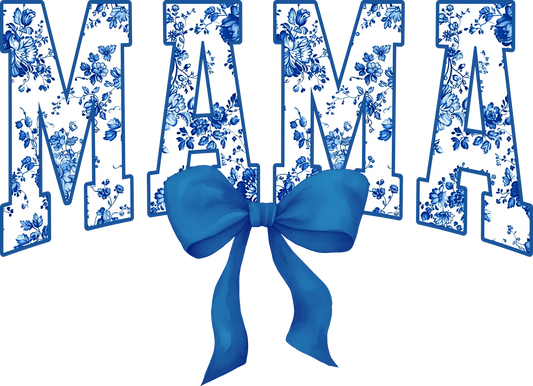 Floral Mama with bow